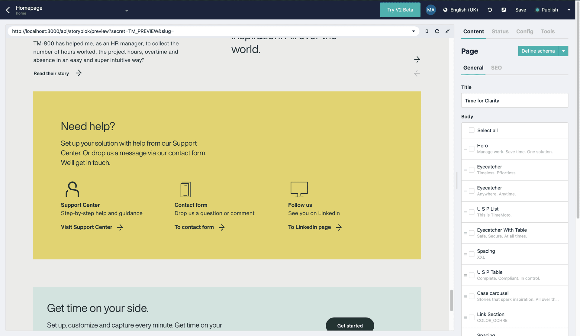 Storyblok CMS overzicht Storyblok content management system user experience