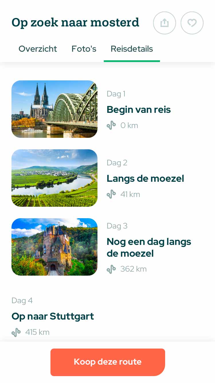 Campercontact interface inspirerende reizen Campercontact interface detail trip