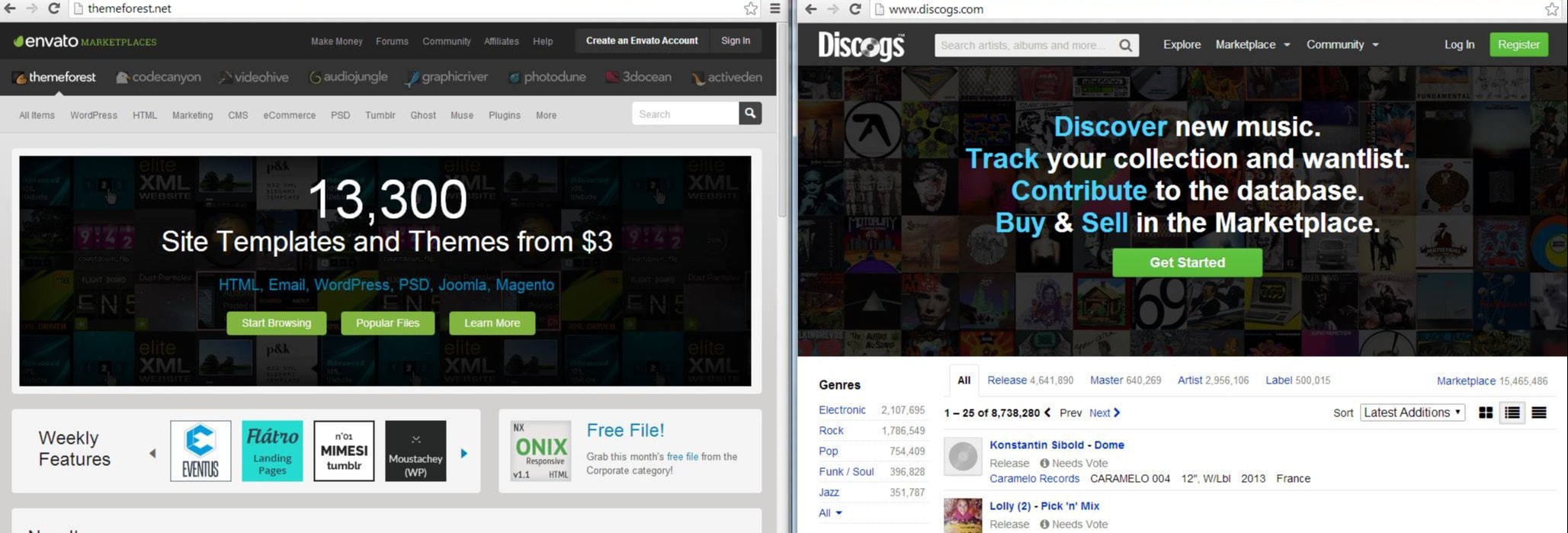 digital-sameness-example Digital sameness in websites