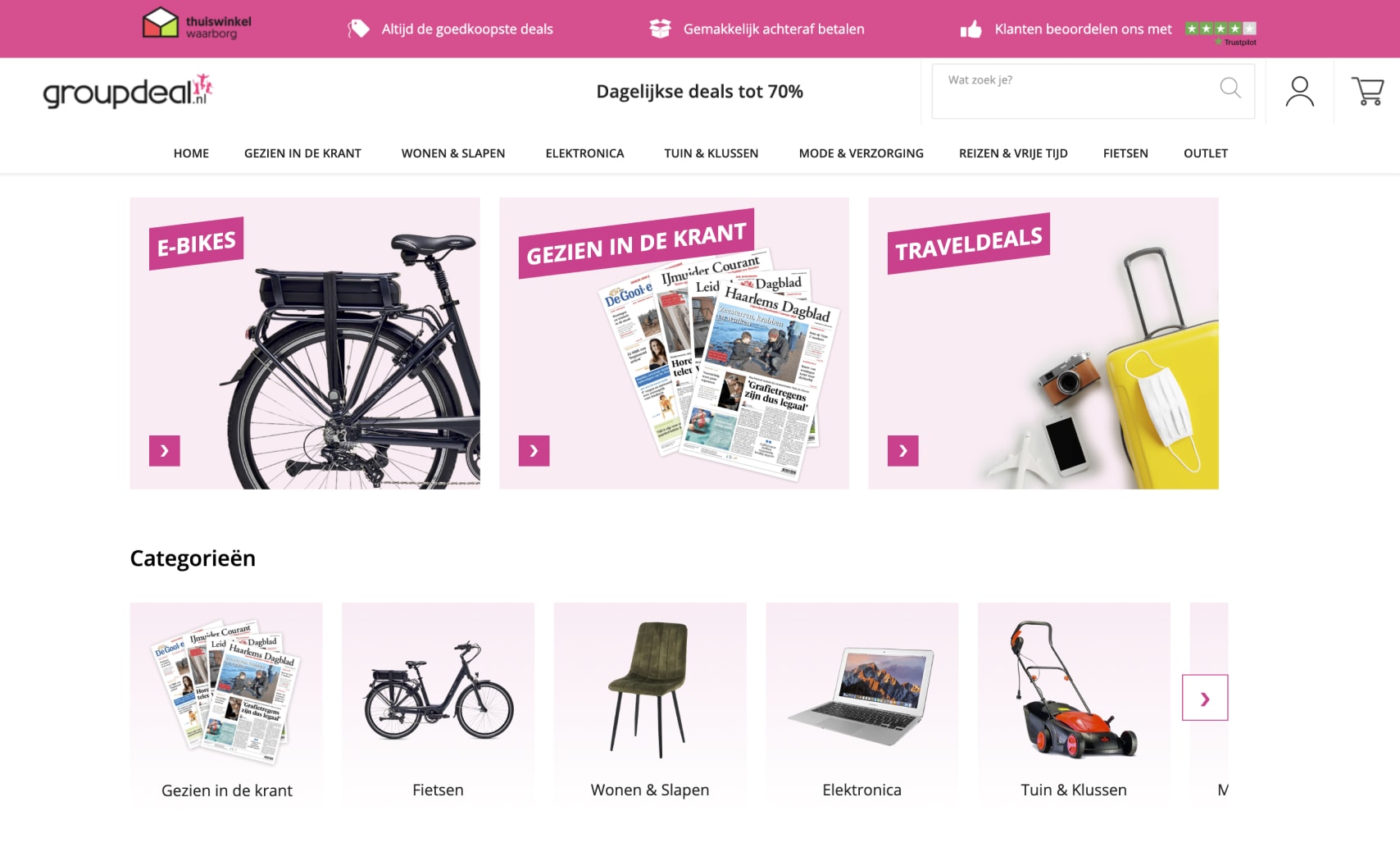 Nieuw-ecommerce-platform-mediahuis-groupdeal groupdeal website preview