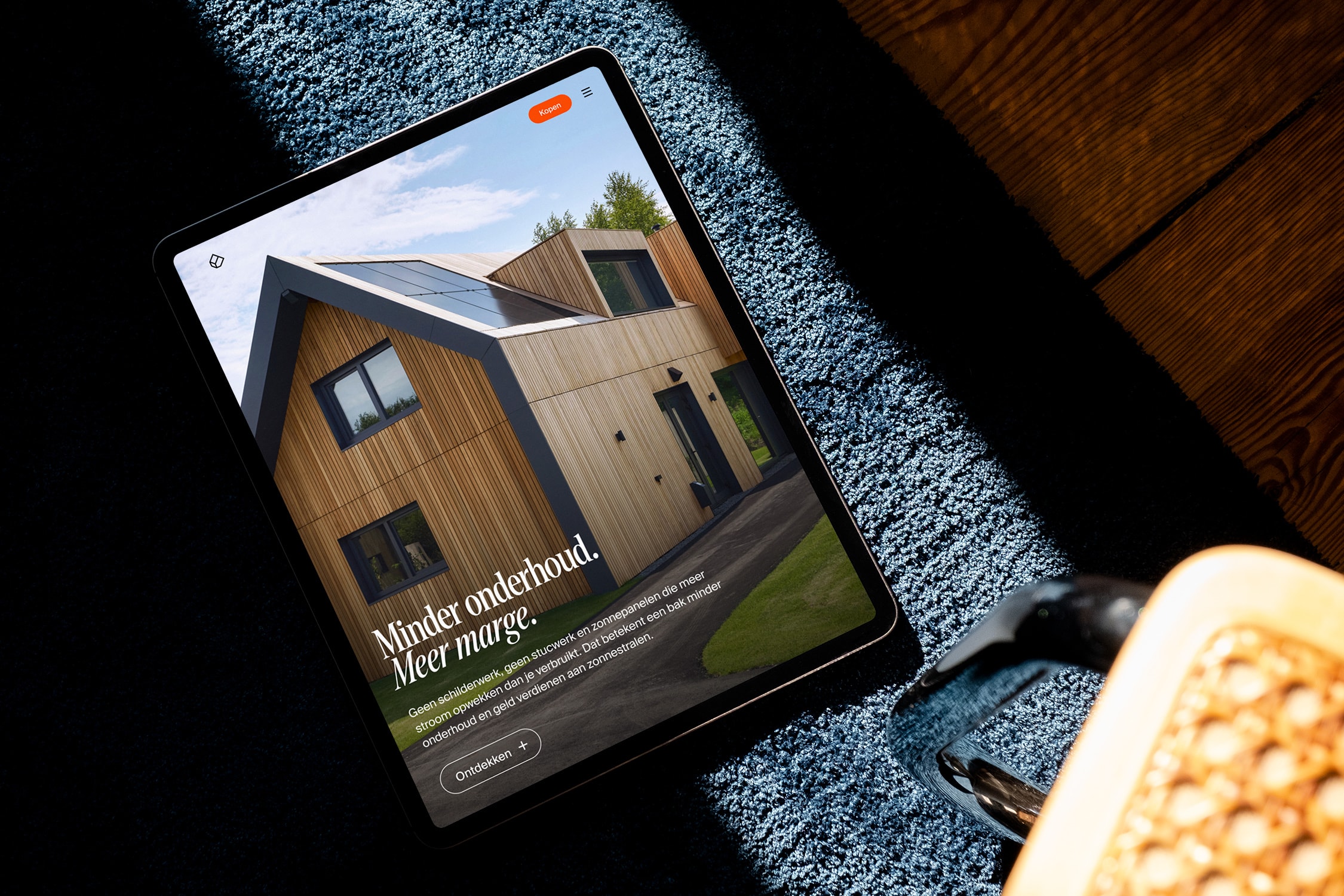 Unbrick experience website Voor real estate start-up Unbrick ontwikkelden wij ‘s werelds eerste experience website waar je online je droomhuis kunt samenstellen èn kopen.