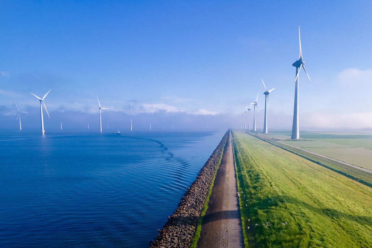 Fugro windmills Sustainable windmill park powered by Fugro